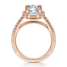Ryland - 14K Pink Gold Diamond Engagement Ring - 0.62 ct