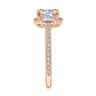 Ryland - 14K Pink Gold Diamond Engagement Ring - 0.62 ct