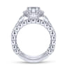 Moore - 14K White Gold Marquise Halo Diamond Engagement Ring - 1.29 ct