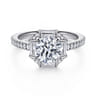 Ryland - 14K White Gold Diamond Engagement Ring - 0.62 ct