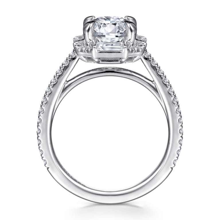 Ryland - 14K White Gold Diamond Engagement Ring - 0.62 ct - Shot 2