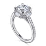 Ryland - 14K White Gold Diamond Engagement Ring - 0.62 ct