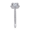 Ryland - 14K White Gold Diamond Engagement Ring - 0.62 ct