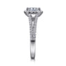 Savannah - Platinum Princess Halo Diamond Engagement Ring - 0.54 ct