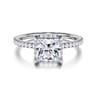 Hart - 14K White Gold Princess Hidden Halo Diamond Engagement Ring - 0.3 ct