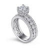 Ethel - 14K White Gold Round Diamond Engagement Ring - 0.73 ct