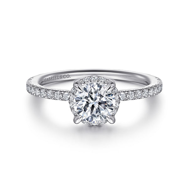 LADIES RING 0.25CT ROUND/OVAL DIAMOND 14K WHITE GOLD LADIES RING 0.25CT ROUND/OVAL DIAMOND 14K WHITE GOLD