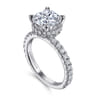 Yale - 14K White Gold Diamond Engagement Ring - 0.75 ct
