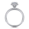Senne - 14K White Gold Round Diamond Engagement Ring - 0.35 ct