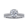 Senne - 14K White Gold Round Diamond Engagement Ring - 0.35 ct