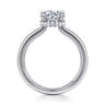 Sandi - 14K White Gold Round Diamond Engagement Ring - 0.1 ct