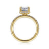 Hart - 14K Yellow Gold Hidden Halo Emerald Cut Diamond Engagement Ring - 0.35 ct