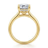 Azucena - 14K Yellow Gold Emerald Cut Solitaire Diamond Engagement Ring - 0.09 ct