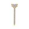 Noa - 14K Yellow Gold Oval Diamond Engagement Ring - 0.42 ct