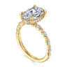Adeena - 14K Yellow Gold Diamond Engagement Ring - 0.36 ct