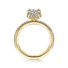 Hart - 14K Yellow Gold Hidden Halo Round Diamond Engagement Ring - 0.25 ct