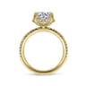 Hart - 14K Yellow Gold Hidden Halo Round Diamond Engagement Ring - 0.3 ct