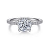 Hart - Platinum Hidden Halo Round Diamond Engagement Ring - 0.25 ct