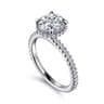 Senne - Platinum Round Diamond Engagement Ring - 0.4 ct