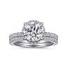 Senne - Platinum Round Diamond Engagement Ring - 0.4 ct