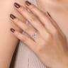 Daniele - 14K Rose Gold Round Solitaire Diamond Engagement Ring - 0.14 ct