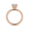 Lark - 14K Rose Gold Round Solitaire Engagement Ring