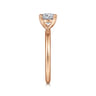 Lark - 14K Rose Gold Round Solitaire Engagement Ring