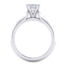 Ellis - 14K White Gold Cushion Cut Diamond Engagement Ring