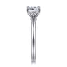 Ali - 14K White Gold Cushion Cut Diamond Engagement Ring