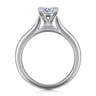 Lauren - 14K White Gold Cushion Cut Diamond Engagement Ring