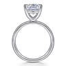 Unite - 14K White Gold Elongated Cushion Solitaire Diamond Engagement Ring