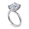 Unite - 14K White Gold Elongated Cushion Solitaire Diamond Engagement Ring