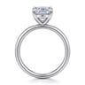 Unite - 14K White Gold Elongated Cushion Solitaire Diamond Engagement Ring
