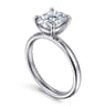 Unite - 14K White Gold Elongated Cushion Solitaire Diamond Engagement Ring