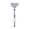 Paula - 14K White Gold Emerald Cut Diamond Diamond Engagement Ring