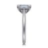 Bambi - 14K White Gold Emerald Cut Diamond Engagement Ring