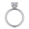 Unite - 14K White Gold Emerald Cut Solitaire Diamond Engagement Ring