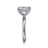 Unite - 14K White Gold Emerald Cut Solitaire Diamond Engagement Ring