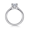 Jamie - 14K White Gold Emerald Cut Diamond Engagement Ring