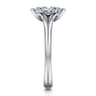 Ellis - 14K White Gold Marquise Diamond Engagement Ring