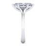 Ellis - 14K White Gold Marquise Shape Diamond Engagement Ring