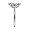 Paula - 14K White Gold Marquise Shape Diamond Engagement Ring