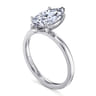 Paula - 14K White Gold Marquise Shape Diamond Engagement Ring