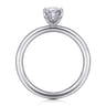 Lark - 14K White Gold Marquise Shape Solitaire Engagement Ring