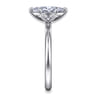 Lark - 14K White Gold Marquise Shape Solitaire Engagement Ring