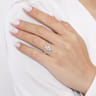 Lark - 14K White Gold Marquise Shape Solitaire Engagement Ring