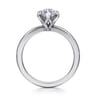 Emma - 14K White Gold Marquise Shape Solitaire Engagement Ring