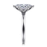 Emma - 14K White Gold Marquise Shape Solitaire Engagement Ring