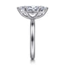 Unite - 14K White Gold Marquise Shape Solitaire Diamond Engagement Ring