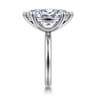 Unite - 14K White Gold Marquise Shape Solitaire Diamond Engagement Ring